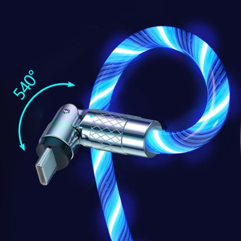 LedCharge™ – 540° draaibare stekker en USB-kabel voor ultrasnel opladen [50% Korting]