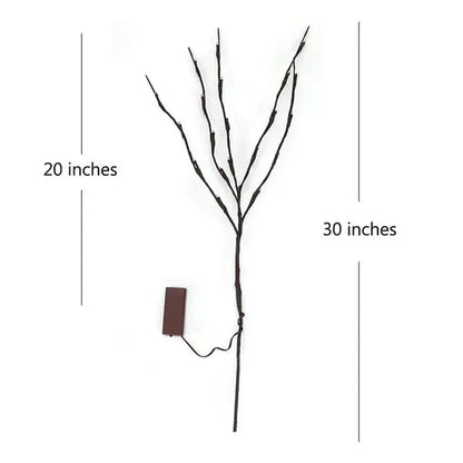 TreeLight™ – LED Takdecoratie Lichtsnoer met 20 Buigzame Takken