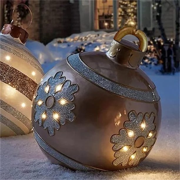 XMasGlobe™ – Grote opblaasbare kerstbal voor feestelijke decoratie [50% Korting]