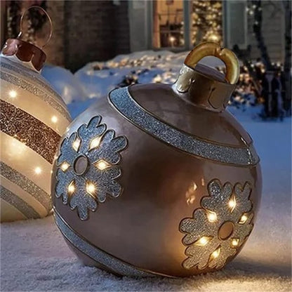 XMasGlobe™ – Grote opblaasbare kerstbal voor feestelijke decoratie [50% Korting]