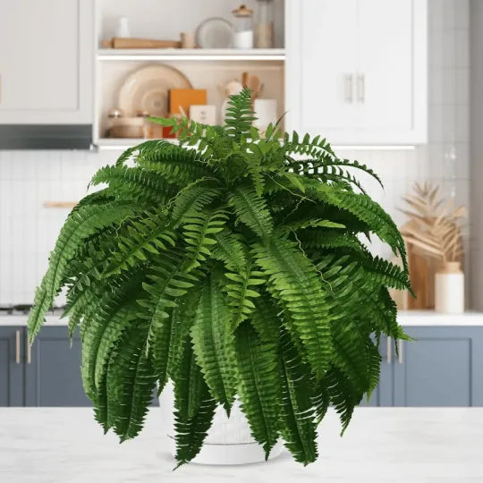 GreenGlow™ Kunstmatige Bostonvaren – Realistische Nepplant voor Binnen & Buiten