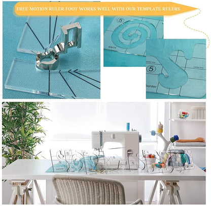 QuiltGenius – Nauwkeurige Quilt-Sjablonen voor Professionele Resultaten [12-Delig]