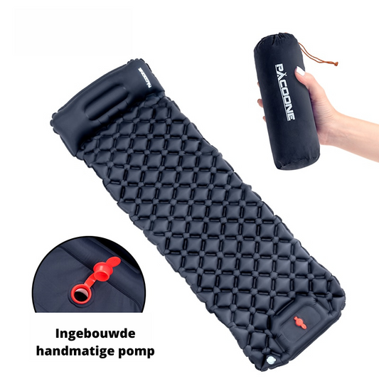 TravelRest™ – Opblaasbare slaapmat, compact en met praktische geïntegreerde pomp [50% Korting]