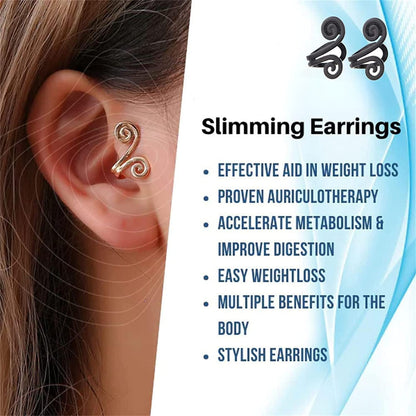 SlimEarrings™ – Acupressuur Afslank Oorbellen voor natuurlijke, zachte & effectieve ondersteuning [1 + 1 Gratis]