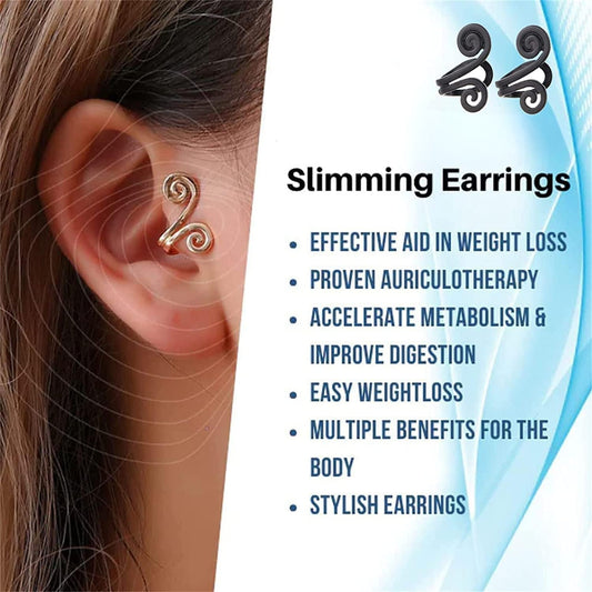 SlimEarrings™ – Acupressuur Afslank Oorbellen voor natuurlijke, zachte & effectieve ondersteuning [1 + 1 Gratis]