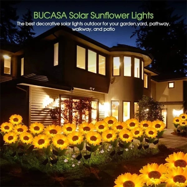 GardenRadiance Zonnebloemlichten op Zonne-energie – Sfeervolle Tuinverlichting