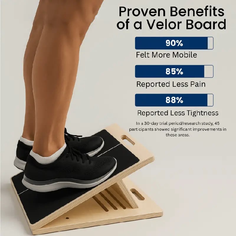 StretchWood™ – Draagbaar houten schuine bord voor stretching en balans [50% Korting]