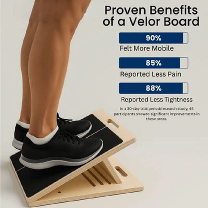 StretchWood™ – Draagbaar houten schuine bord voor stretching en balans [50% Korting]
