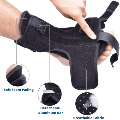 SolaceStride™ Nachtspalk – Verlicht Hielpijn & Plantarfasciitis