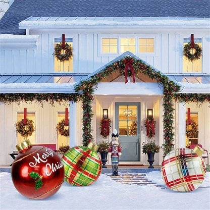 XMasGlobe™ – Grote opblaasbare kerstbal voor feestelijke decoratie [50% Korting]