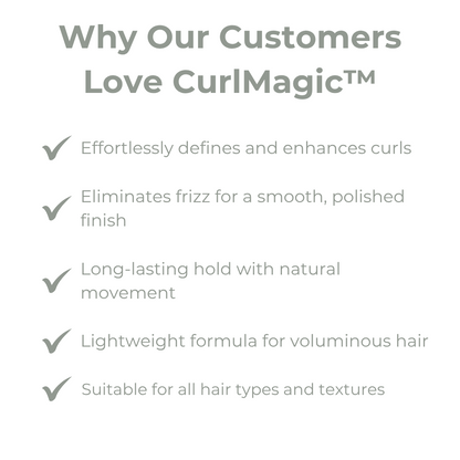 CurlMagic™ Krulcrème – Anti-Frizz & Gedefinieerde Krullen [1+1 Gratis]