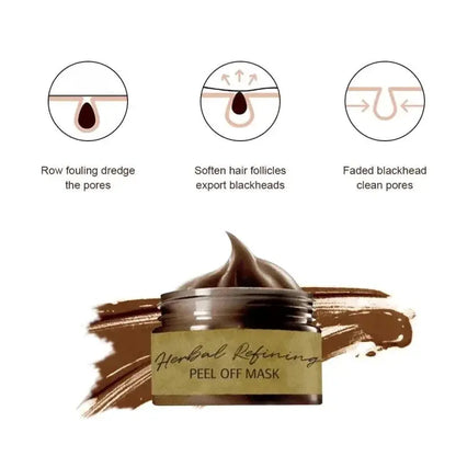 HerbalMask™ – Verfijnend peel-off gezichtsmasker zacht, effectief en kalmerend [1 + 1 Gratis]