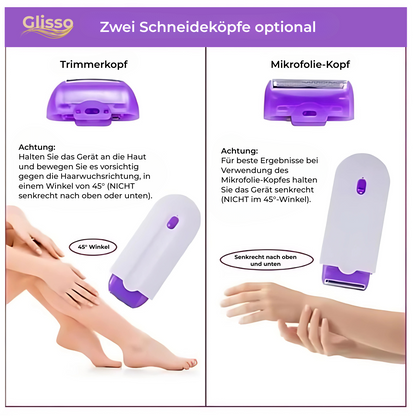 Glisso™ – Pijnloze Elektrische Haarverwijderaar voor Zijdezachte Huid
