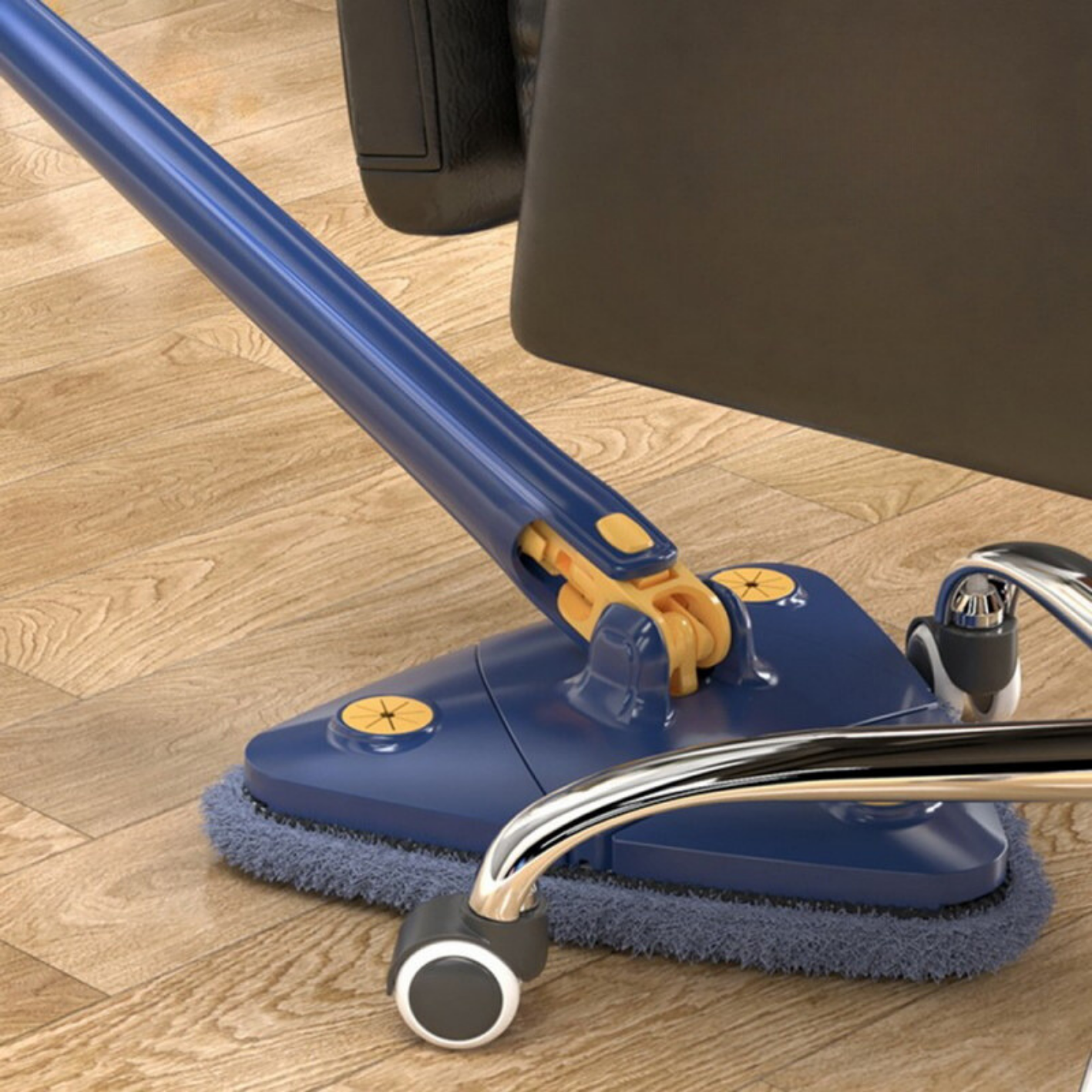 SpinXpert™ – 360° Rotatiemop met Telescoopsteel & Microvezel