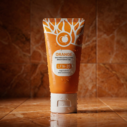 AuraGlow™ Enzymatische Gezichtspeeling – Glass-Skin Glow & Egale Teint