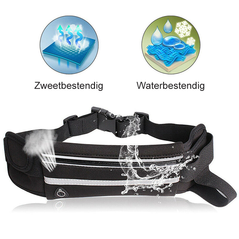RunSafe™ – Waterdichte Heuptas, ultralicht, praktisch & veilig voor Sport & Reizen [1 + 1 Gratis]