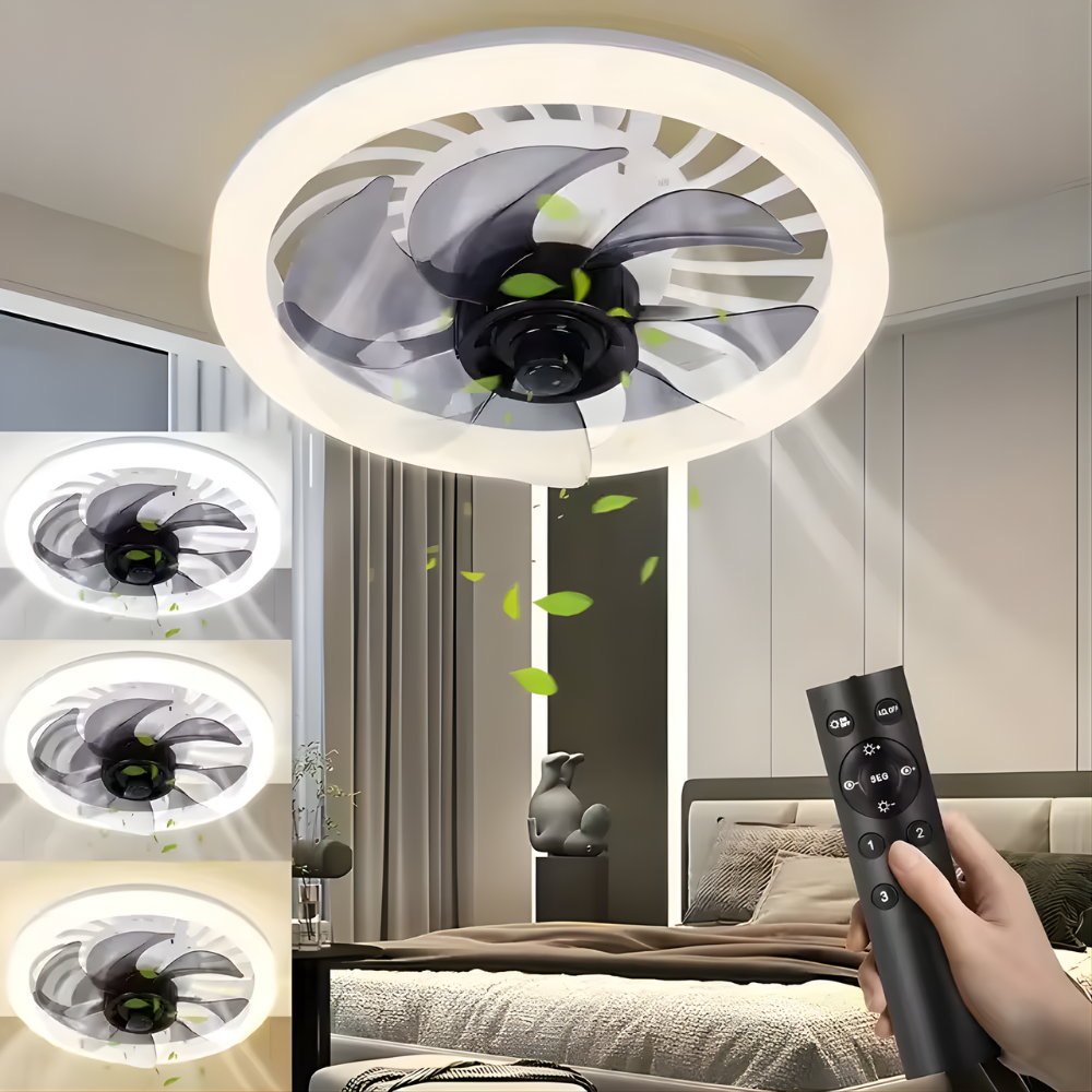 AirBright™ – Plafondventilator met LED-Verlichting | 2-in-1 Design