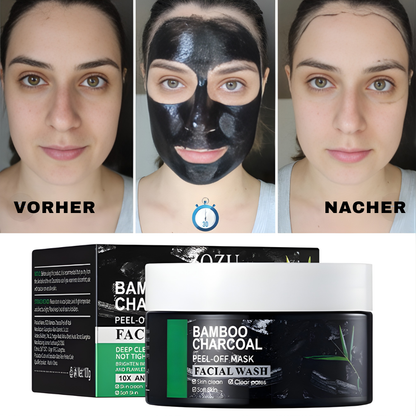 PealClean – Actieve kool Peel-Off Gezichtsmasker voor diep gereinigde poriën [1 + 1 Gratis]