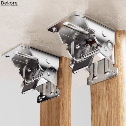 FoldClamp™ - Opvouwbare heavy-duty hoekbeugels met vergrendelingsmechanisme [1 + 1 Gratis]