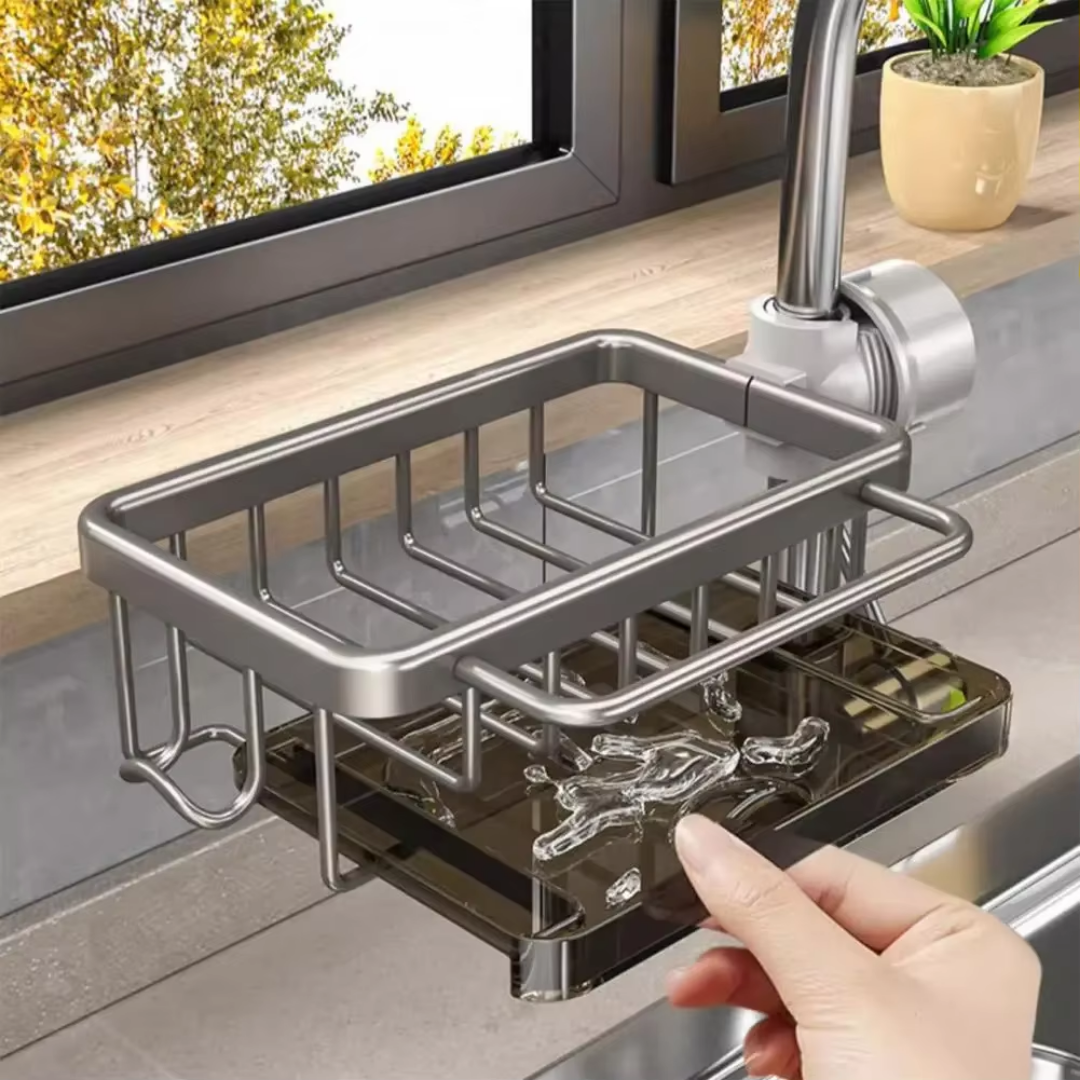 TidyTap – Keukenarmatuur-organizer voor een onberispelijk nette gootsteen [50% korting]