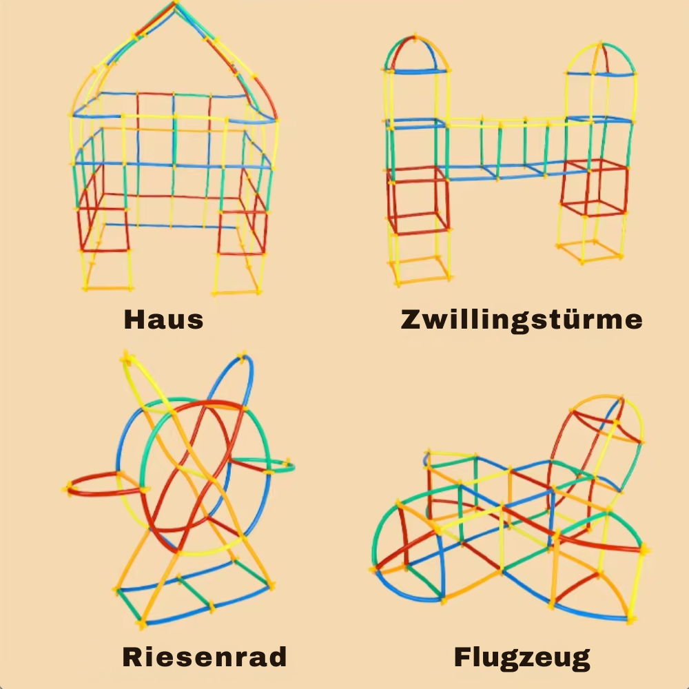 StrawTix – Creatief Constructiespeelgoed voor Kinderen vanaf 3 Jaar