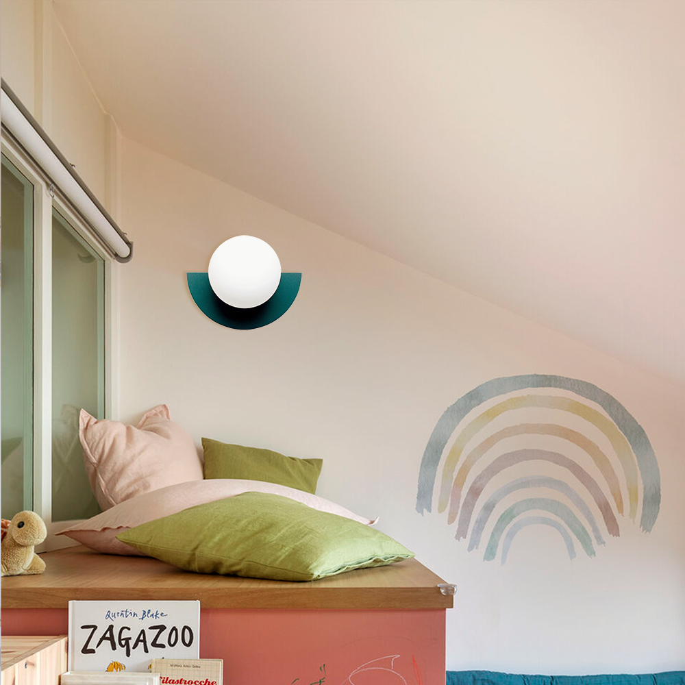 Minimalistische kleurrijke wandlamp – decoratief wandlicht
