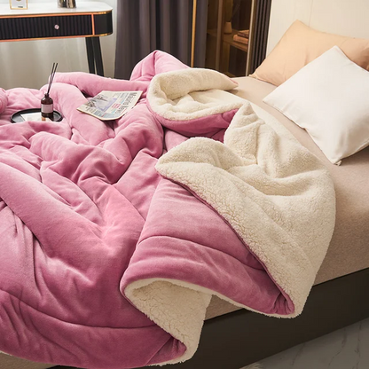 Flanel-fleece knuffeldeken – zacht, warm en machinewasbaar