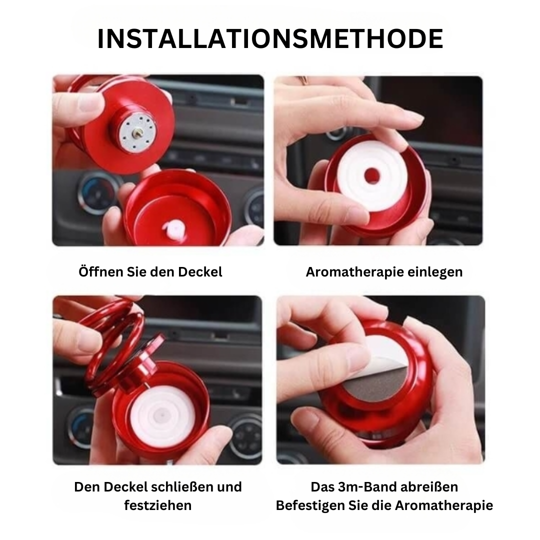 PureVibes™ – Auto Aromatherapie Ornament voor ontspannende en aangename geuren [1 + 1 Gratis]