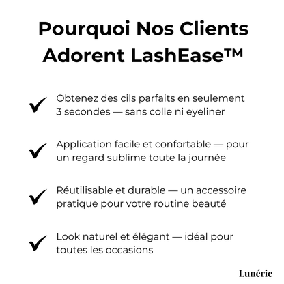 LashEase– Zelfklevende Nepwimpers voor een natuurlijke en eenvoudige applicatie met gemak [50% Korting]