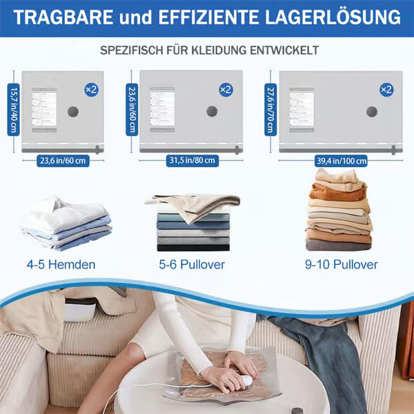 SpaceSaver™ – Praktische vacuümzakken voor ruimtebesparende opslag [50% Korting]