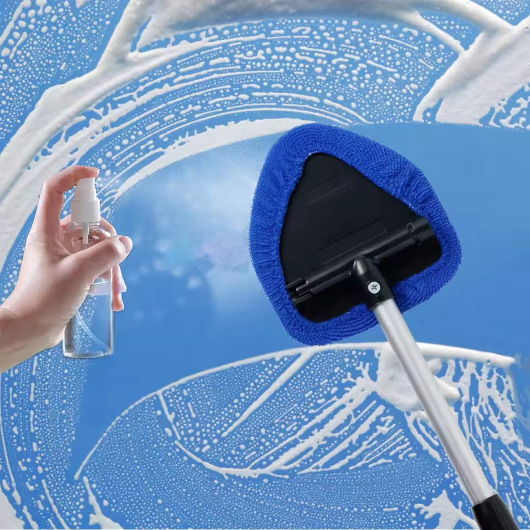 ClearWipe™ – 180° Draaibare Ruitenreiniger voor Streeploze Schoonheid [50% Korting]