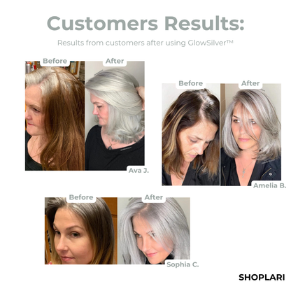 GlowSilver™ – Ammoniakvrije Zilverhaarverf & Haarverzorging 2-in-1