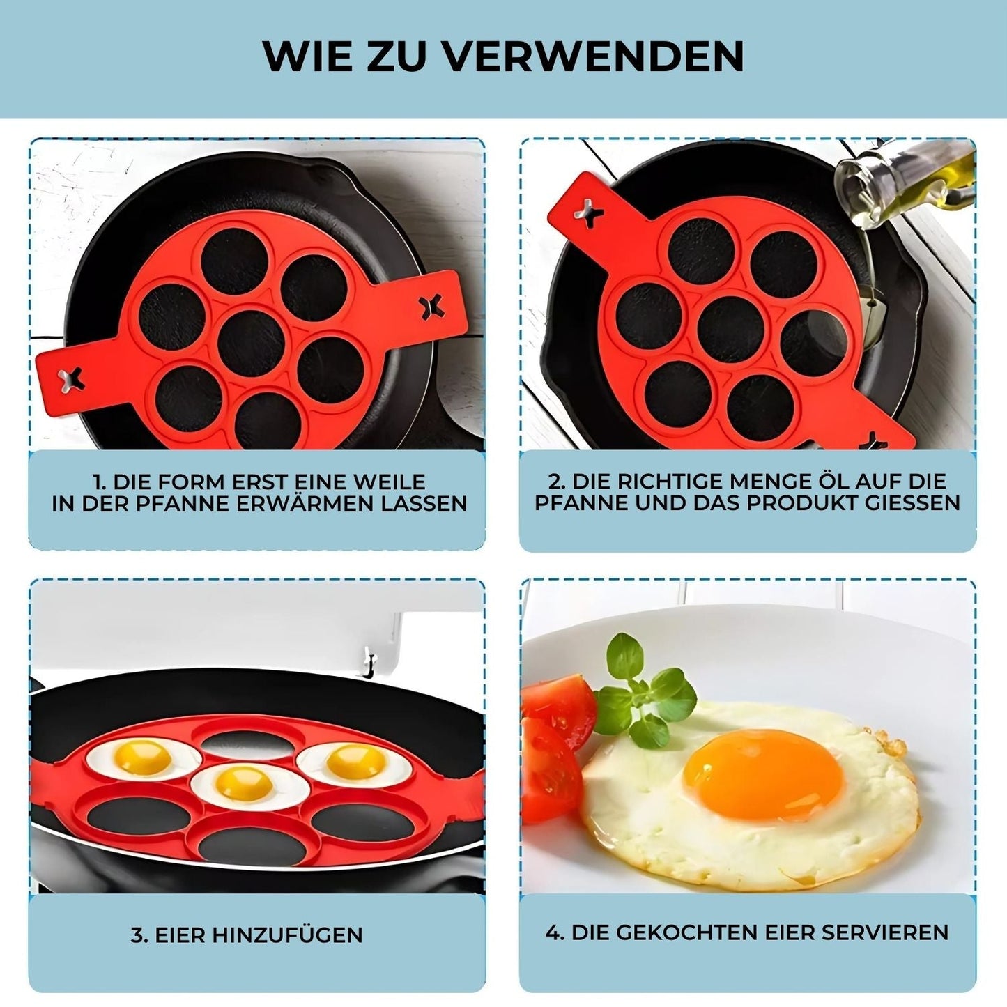 HappyCake™ – Antiaanbak Siliconen Pannenkoekenmaker voor Perfecte Pannenkoeken