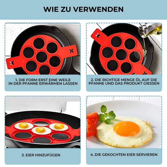 HappyCake™ – Antiaanbak, hittebestendig pannenkoekenmaker voor heerlijke ontbijtjes [50% Korting]