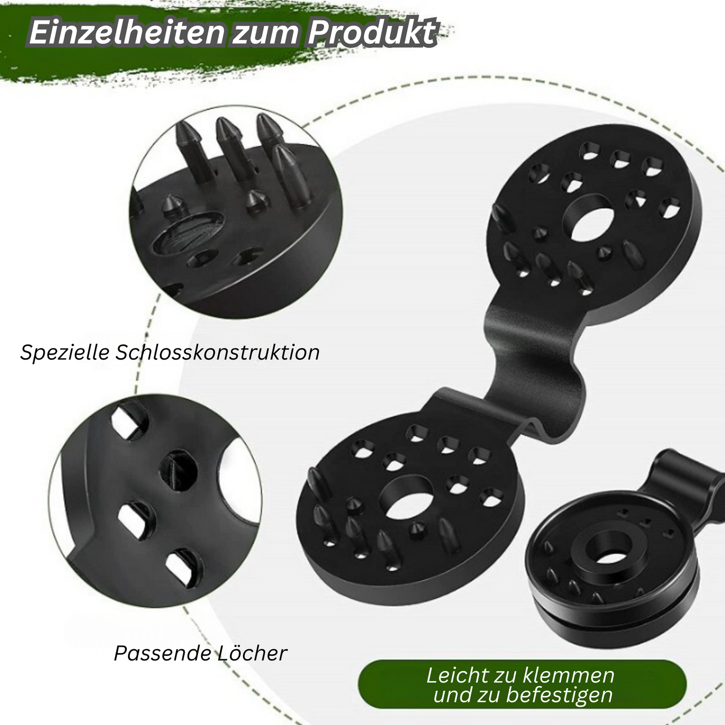 SunClip™ – Schaduwdoek Klem voor Veilige Bevestiging zonder Beschadiging