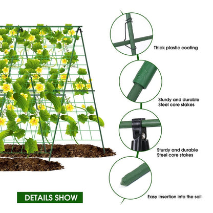 VerduraRise™ – A-Frame Rankgitter voor stabiele ondersteuning en krachtige plantengroei [50% Korting]