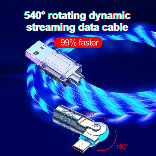 LedCharge™ – 540° draaibare stekker en USB-kabel voor ultrasnel opladen [50% Korting]