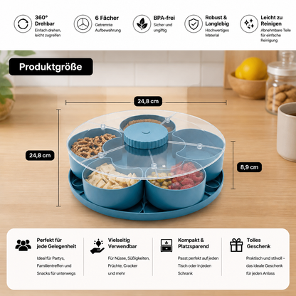 SnackSpin – Snacks stijlvol & netjes serveren | 50% korting