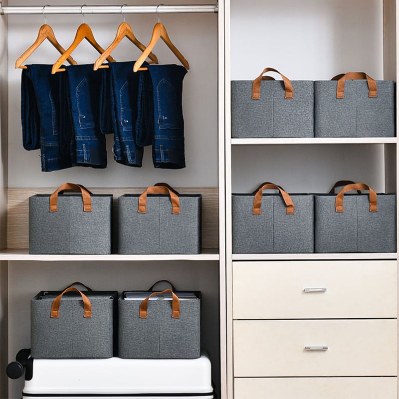 FoldBox™ – Opvouwbare Textielkast voor Meer Ruimte en Orde [50% Korting]