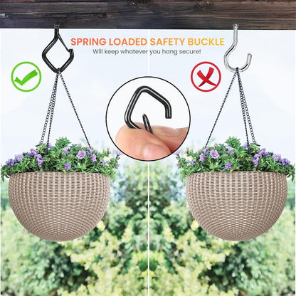 LockHook – Vergrendelbare Stalen Haken voor Veilige en Betrouwbare Bevestiging [10 + 10 Gratis]