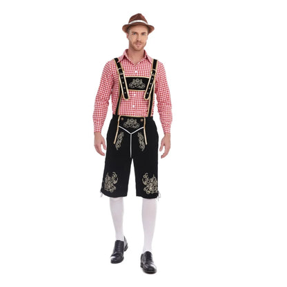 Beiers Lederhosen-kostuum 3-delig met bretels en hoed