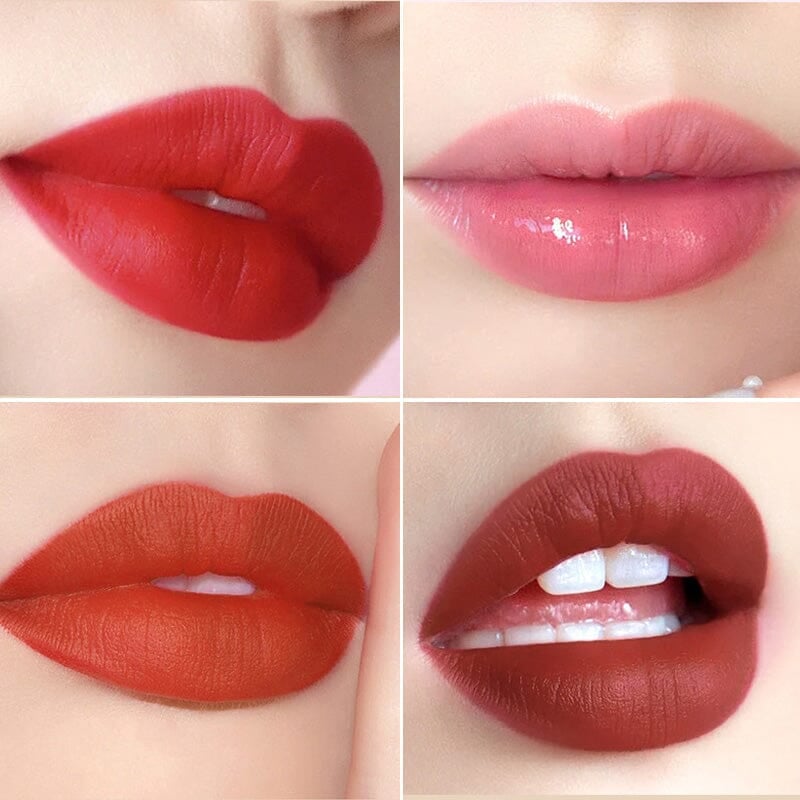 GlossBag™ - Fluwelen matte lippenstift set met kettingtasje [50% Korting]