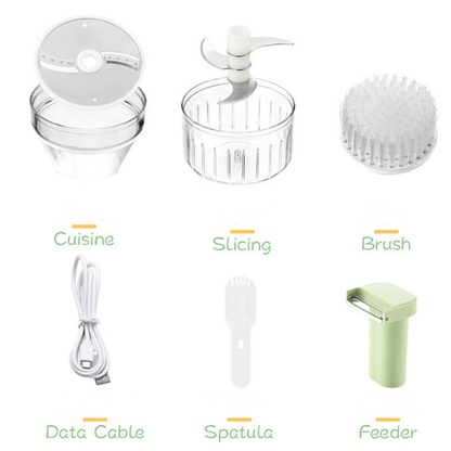 CoupeFacile™ - Elektrische groentesnijder voor snel koken [50% korting]