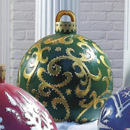 XMasGlobe™ – Grote opblaasbare kerstbal voor feestelijke decoratie [50% Korting]