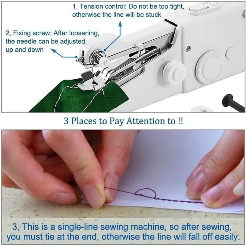 StitchEZ™ - Draagbare naaimachine voor snelle reparaties [50% Korting]