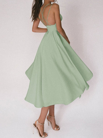 Glamara™ – Elegante jurk met V-hals en fijne bandjes [50% Korting]