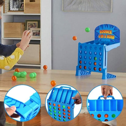 BounceMaster™ – Reflexspel voor het Hele Gezin | 4-op-een-rij