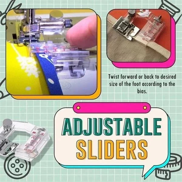 1 + 1 Gratis | AdjustoBind™ – Verstelbare Precisie Biaisband Bindvoet [Laatste dag korting]