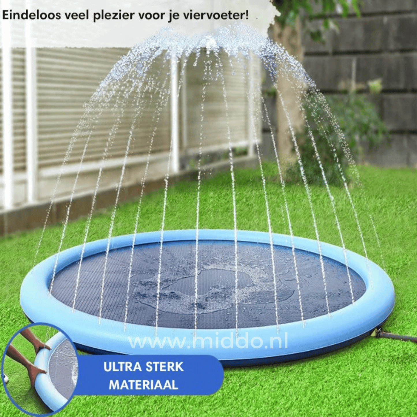 SplashZone™ – Waterspeelmat voor Kinderen & Huisdieren | Tuinplezier