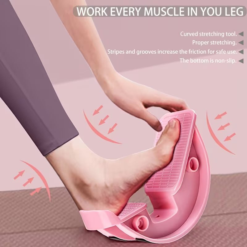 FlexiGlide™ – Verstelbare Rekband met Antislip Pedalen voor Stretching & Mobiliteit